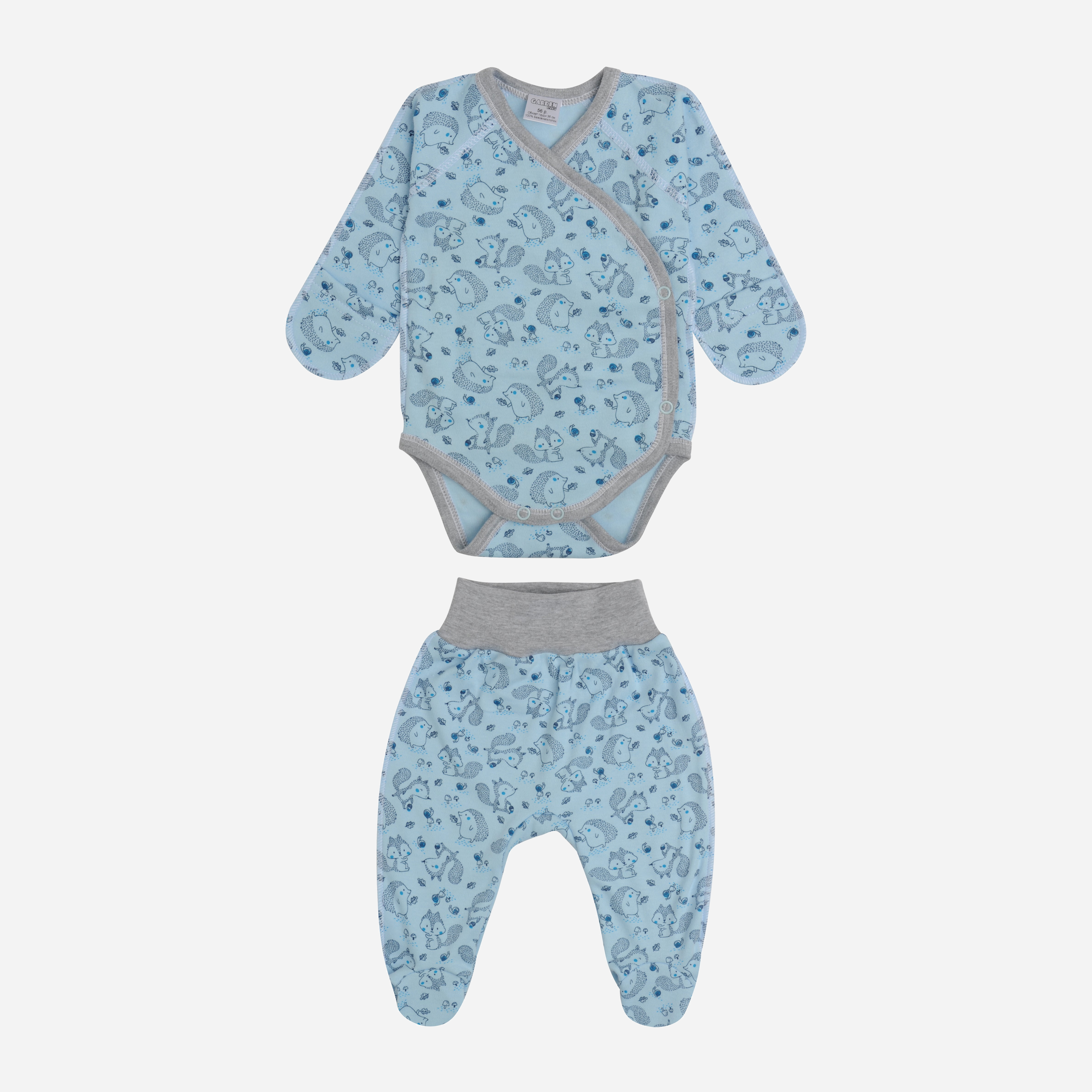 

Комплект (боди + ползунки) Garden Baby Білки 40266-02 56 см