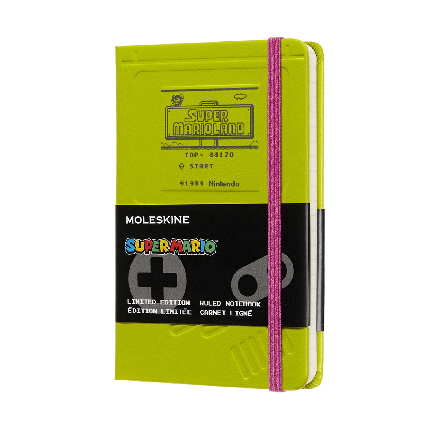 

Записник Moleskine Super Mario кишеньковий / Лінійка Зелений (8058647621166)