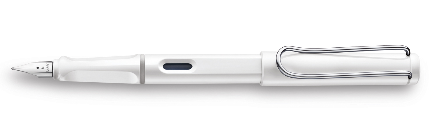 

Чорнильна Ручка Lamy Safari Біла F / Чорнила T10 Сині [019] (4014519279273)