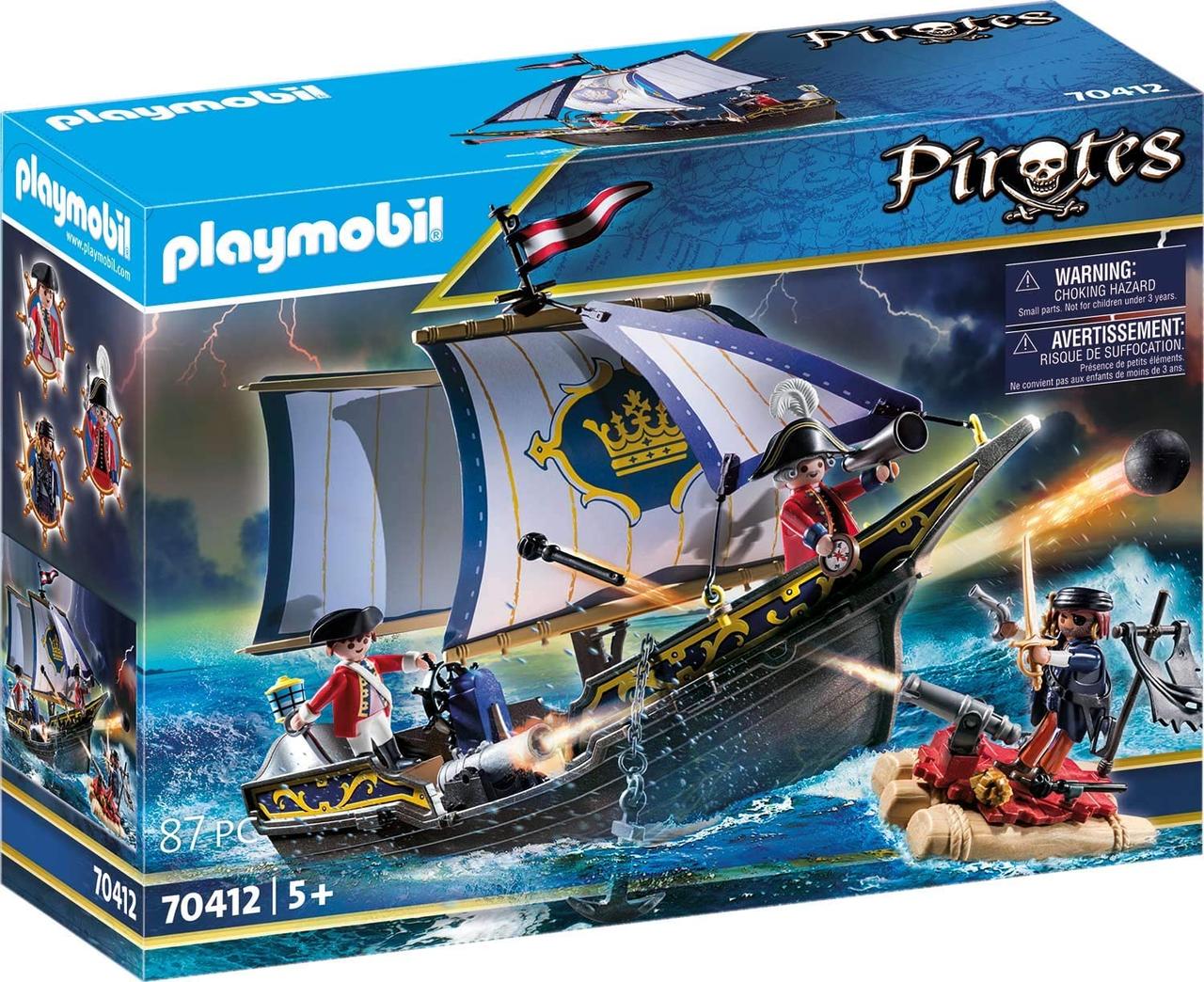 

Игровой набор Плеймобил 70412 Каравелла в красных мундирах Playmobil Pirates 70412