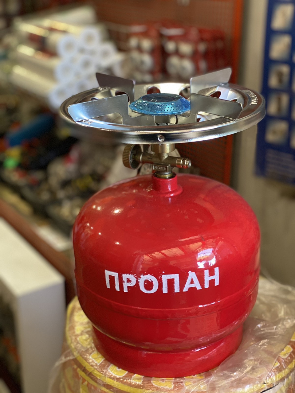 

Комплект газовый кемпинговый 5 л. INTERTOOL (GS-0005) Original Red