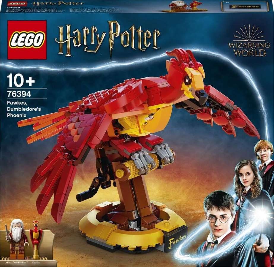 

Конструктор LEGO Harry Potter Фоукс - феникс Дамблдора 597 деталей (76394)