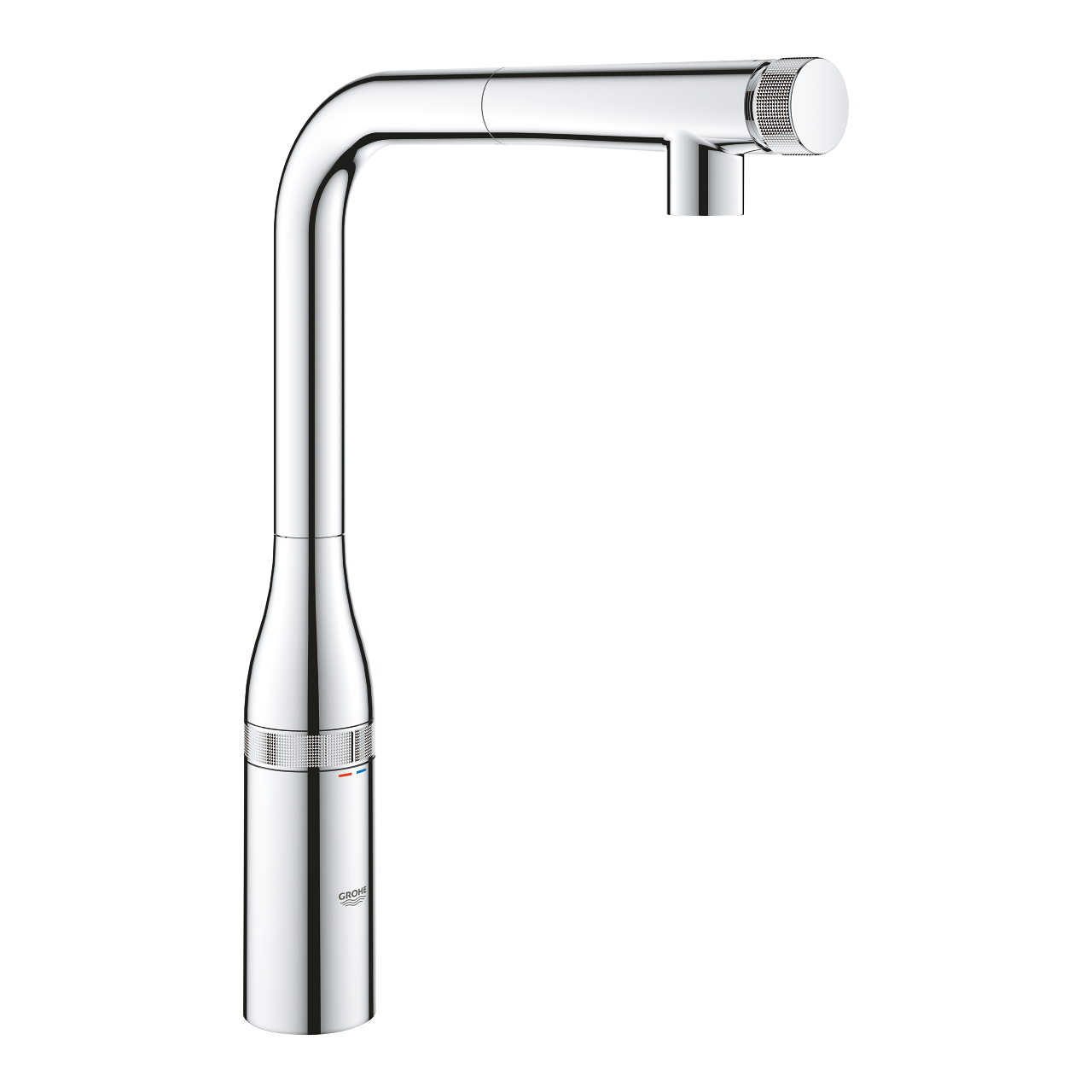 

Смеситель кухонный с выдвижным изливом GROHE Essence Smartcontrol