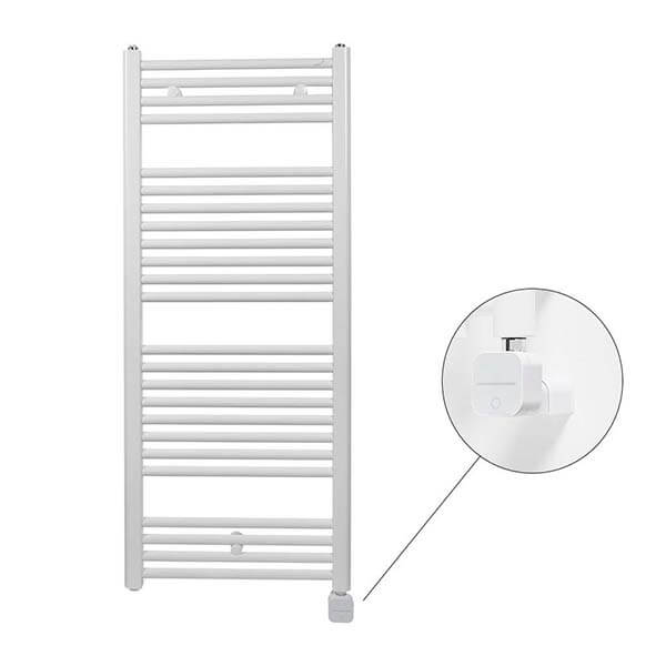 

Электрический полотенцесушитель Zehnder Virando 600х1226 с теном NEX с/м белый