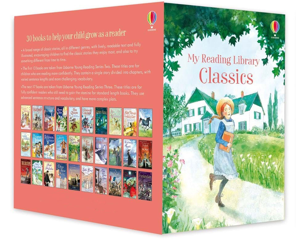 

Набор детских книг Usborne Усборн Моя классическая библиотека для чтения, англ. язык (9781474974387)