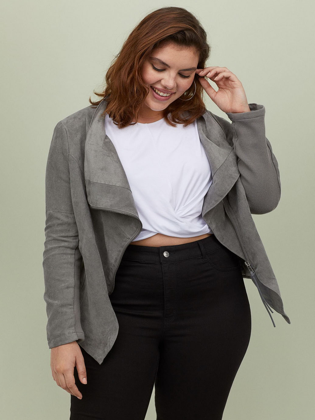 

Куртка-косуха H&M 0617734-9  Серая (СА2000001895252, Куртка-косуха H&M 0617734-9 48 Серая (СА2000001895252)