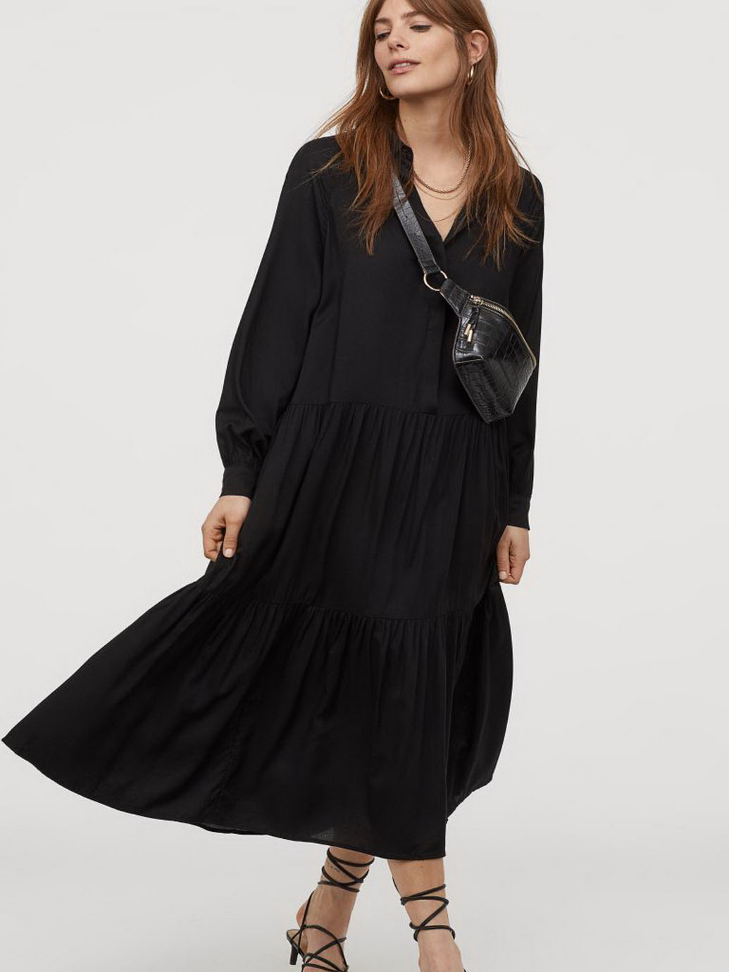 

Платье H&M 03-0838787-004 XL Черное (СА2000001691335)