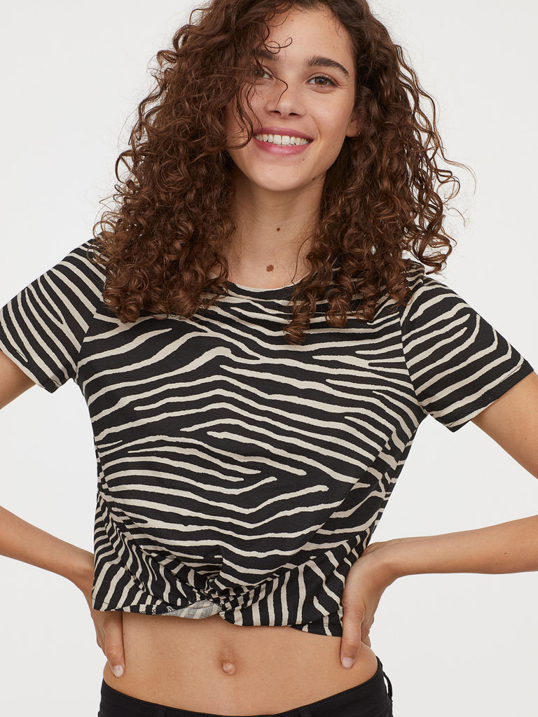 

Футболка H&M 12-0733027-002 S Черная (СА2000001897430)