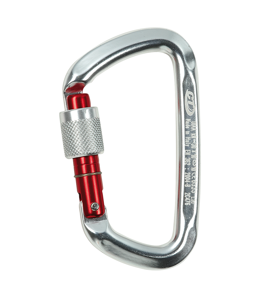 

Карабин Climbing Technology D-Shape SG silver/red gate (2C47600 XTN)