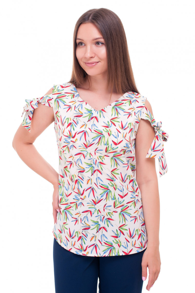 

Блузка LadyLike 151514410 42 разноцветная