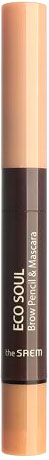 Акция на Тушь-карандаш для бровей The Saem Eco Soul Brow Pencil & Mascara 01 Light Brown 2.7 г (8806164157138) от Rozetka UA