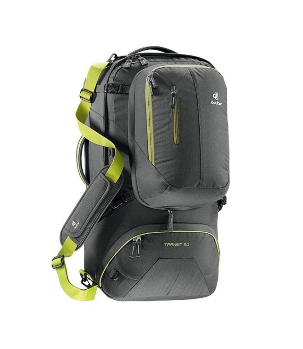 

Рюкзак-сумка Deuter Transit 50 One size anthracite/moss (45101174220)