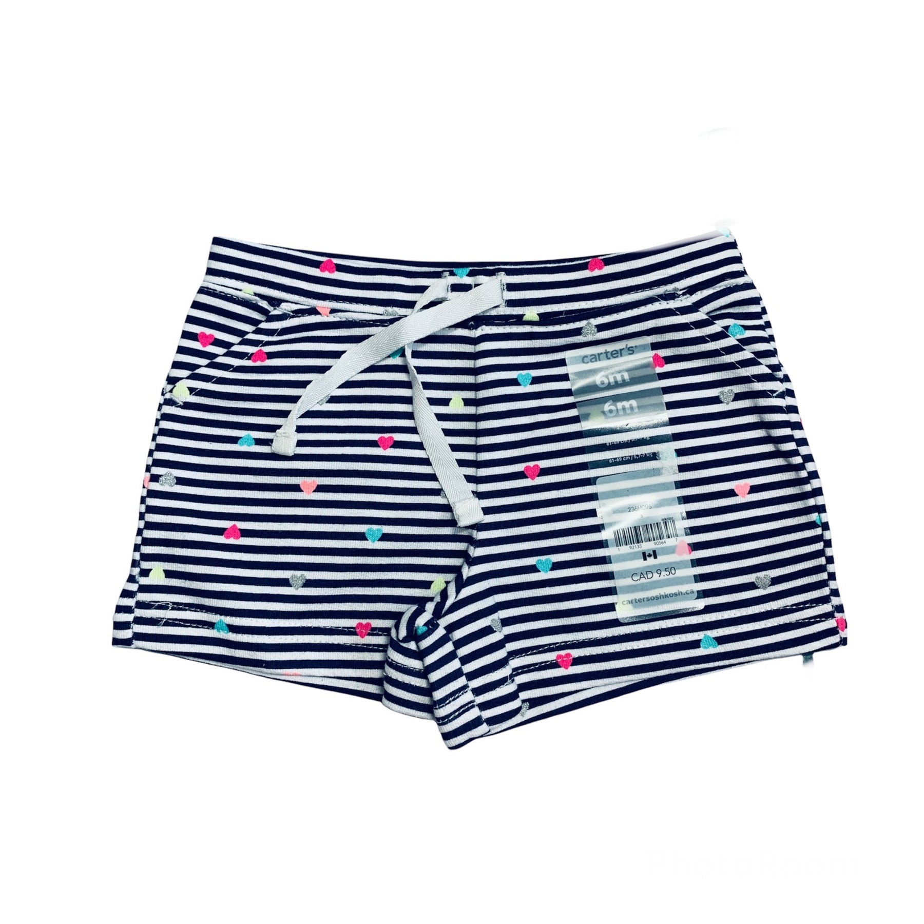 

Шорты Carters 6 мес 61-69 см В полоску