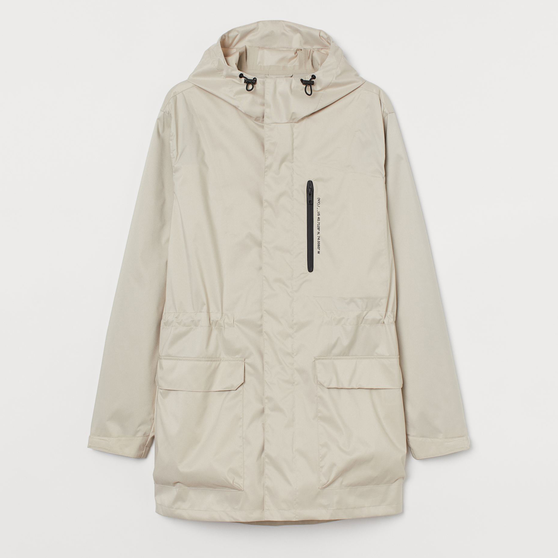 

Ветровка H&M 9317223abr XXL Светло-бежевая