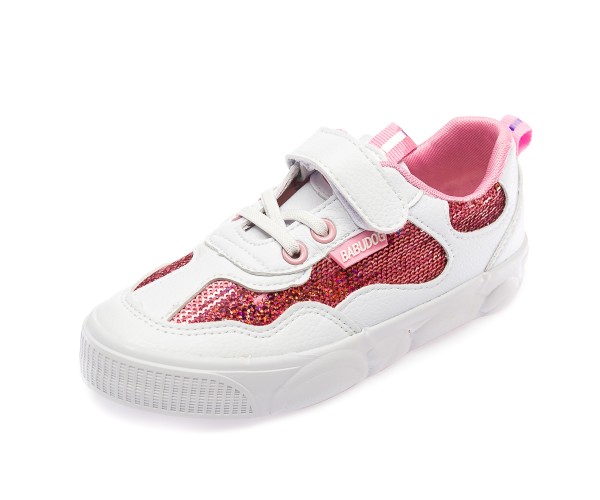 

Кеды Fashion Y7109(31-37) пайетка розовая 35