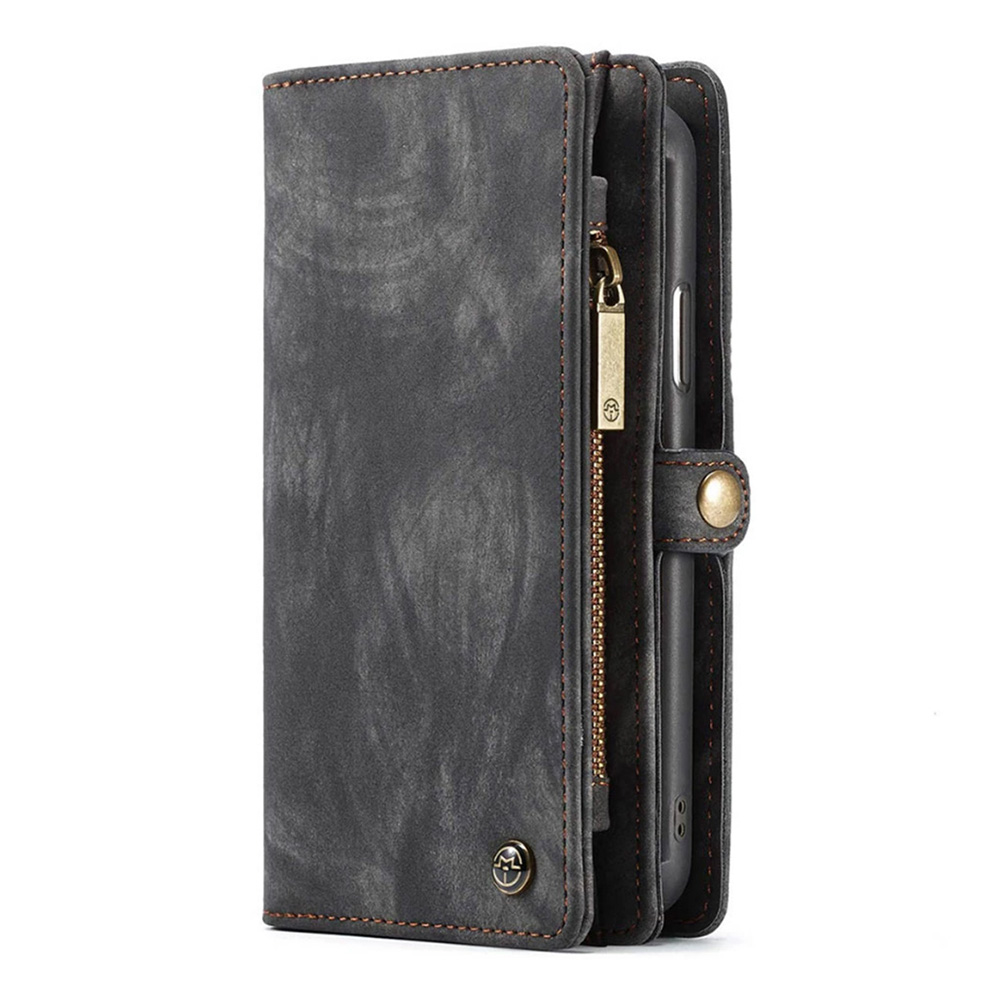 

Чехол-кошелек CaseMe Retro Leather для Apple iPhone 13 Pro Max, Black