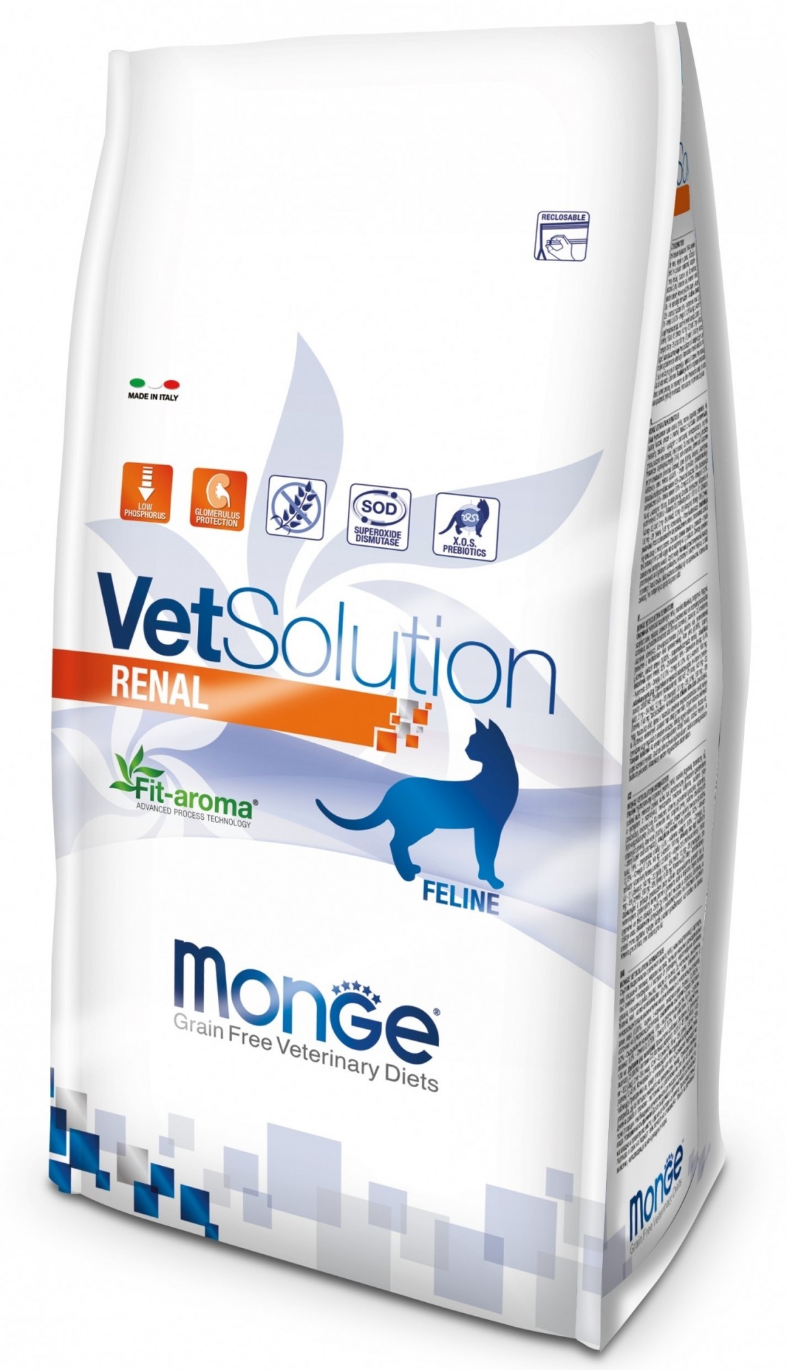 

Сухой корм для кошек Monge VetSolution Cat Renal 1,5кг (70081658)