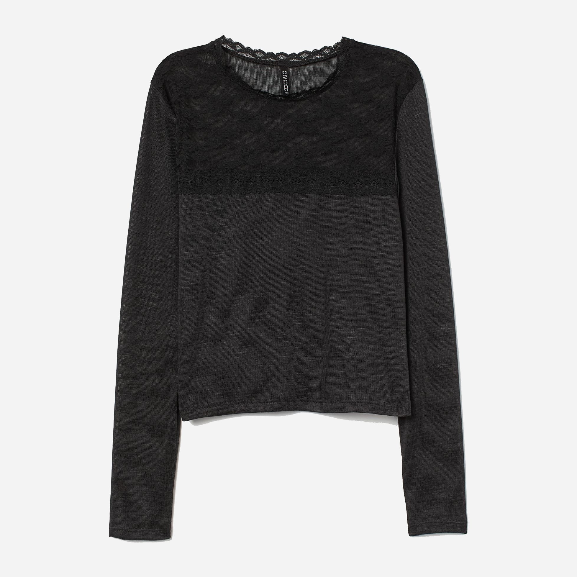 

Лонгслив H& 7151589bar  Черный, Лонгслив H&M 7151589bar M Черный