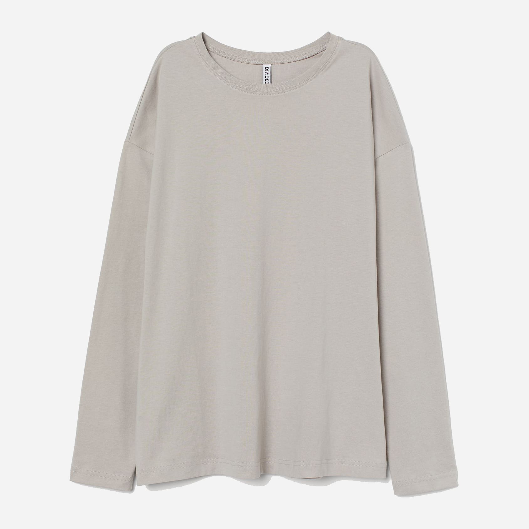 

Лонгслив H&M 8552391sm  Бежевый, Лонгслив H&M 8552391sm L Бежевый
