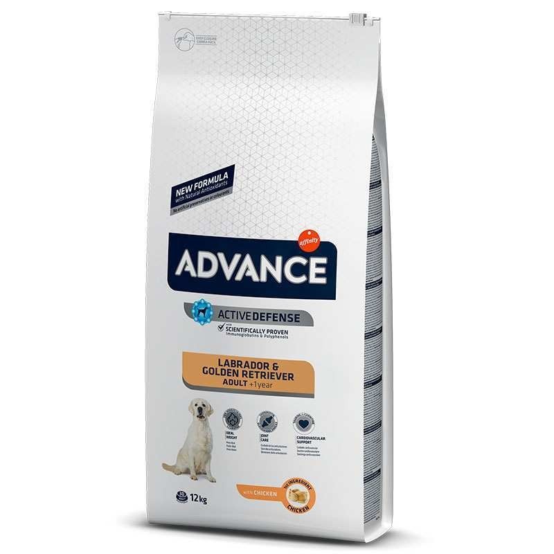 

Advance (Эдванс) Dog Labrador&Golden retriever Chicken - Корм с курицей для собак породы лабрадор / ретривер 12кг