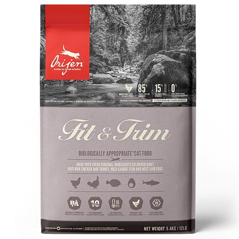 

Сухой корм для кошек с лишним весом Orijen Fit &Trim 5.4кг