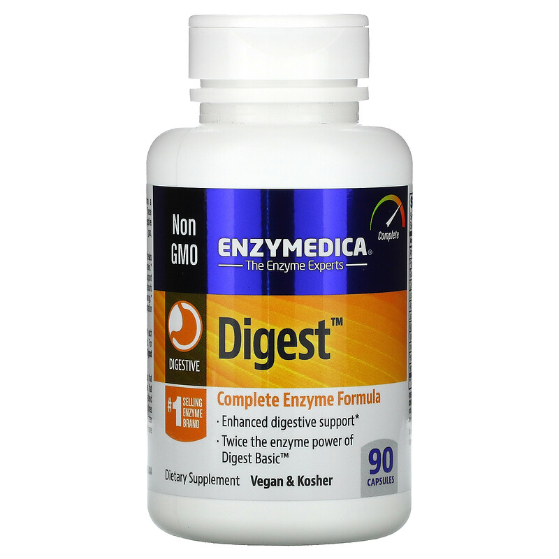 

Enzymedica Digest Complete Enzyme Formula 90 капсул (4384304048)