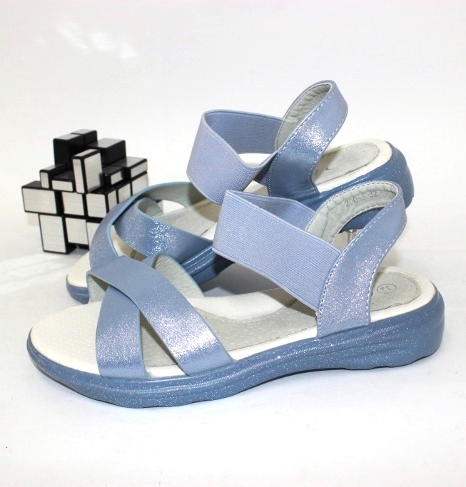 

Босоножки для девочек OK SHOES 200-3 32 19.5см голубой