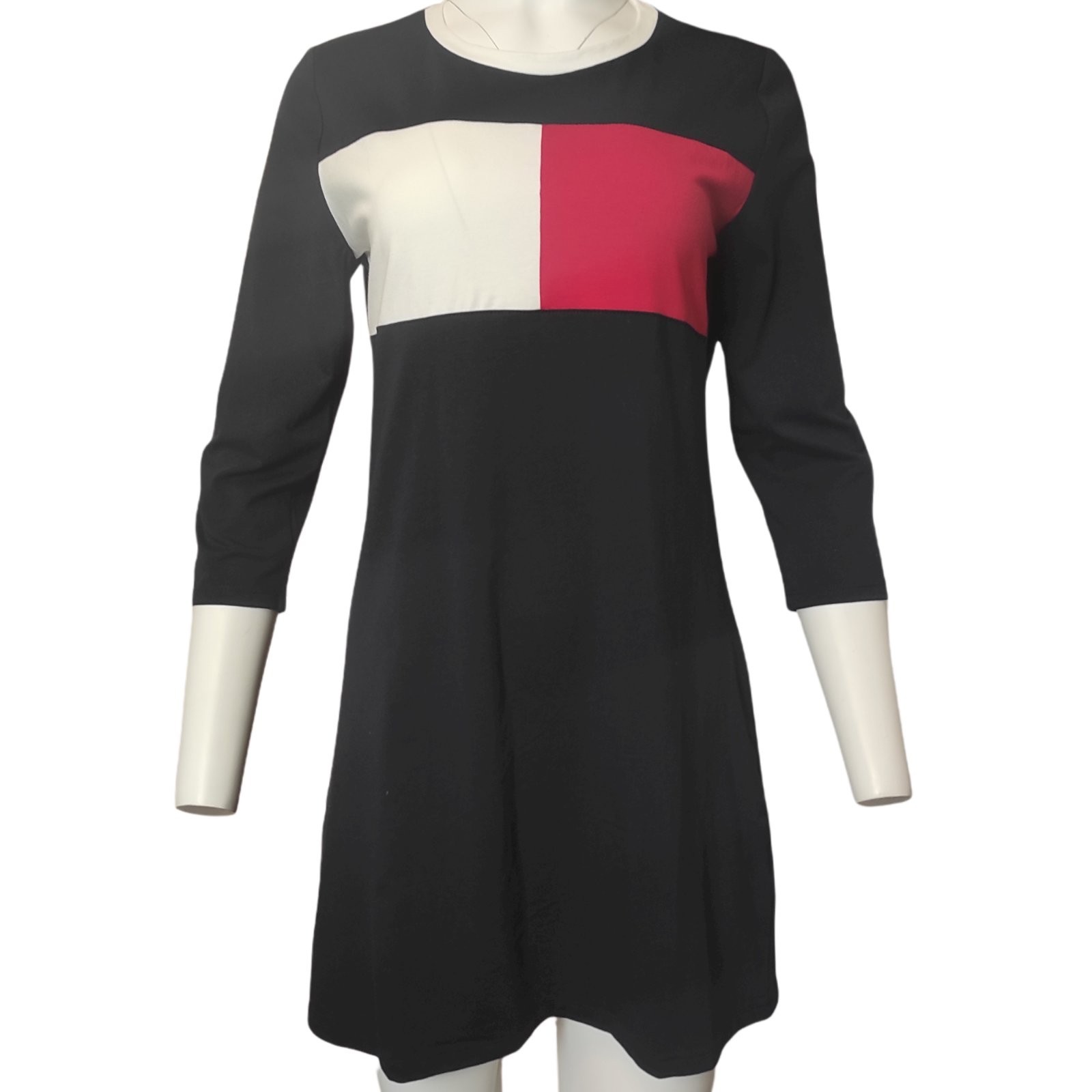 

Туника-платье Tommy Hilfiger, с круглым вырезом и рукавом 3/4, черный, размер, Туника-платье Tommy Hilfiger, с круглым вырезом и рукавом 3/4, черный, размер M