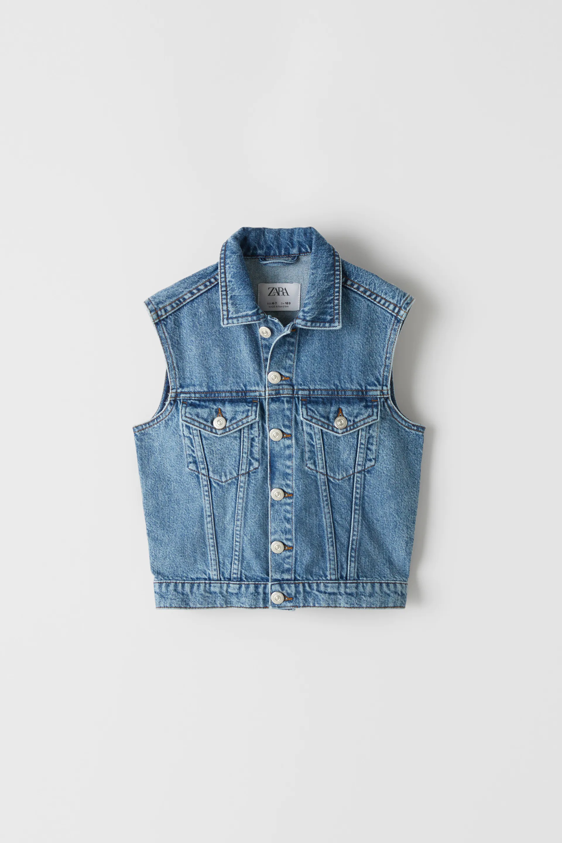 

Жилет Zara 164см светло синий 6751705400