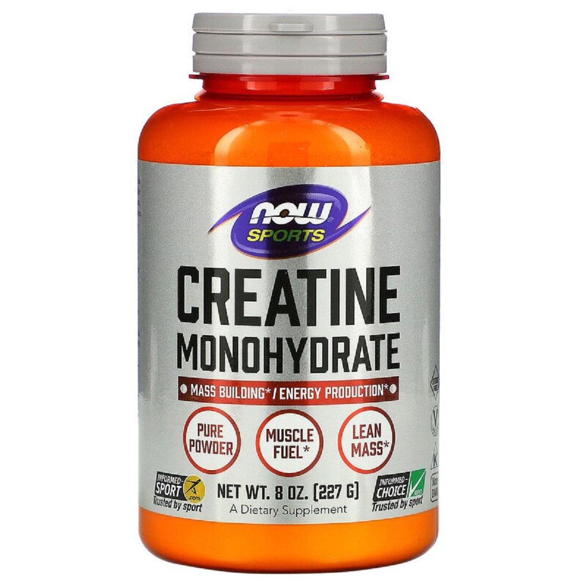 

Усилители производительности Now Foods Креатин моногидрат Creatine Monohydrate порошок 227 гр