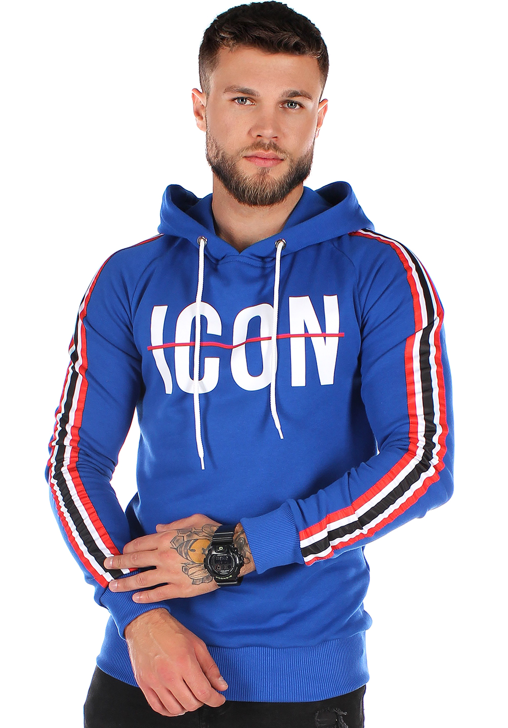 

Толстовка чоловіча Krutyakov ICON XXXL синій 2034818