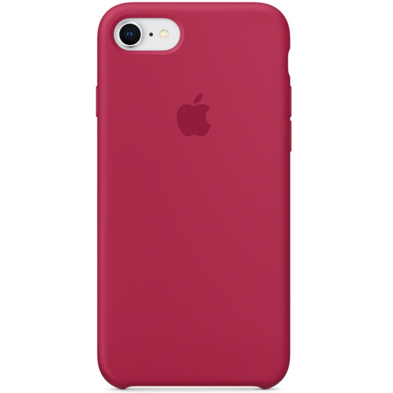 

Чехол Silicone case (AAA) для Apple iPhone 7 / 8 (4.7") Красный / Rose Red
