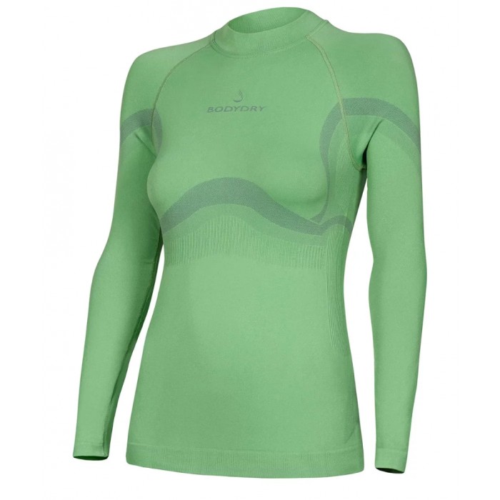 

Термокофта женская BodyDry Lady Fit Shirt Turtle Neck Long Sleeve зеленая размер  BD0003.SL, Термокофта женская BodyDry Lady Fit Shirt Turtle Neck Long Sleeve зеленая размер M BD0003.SL.M