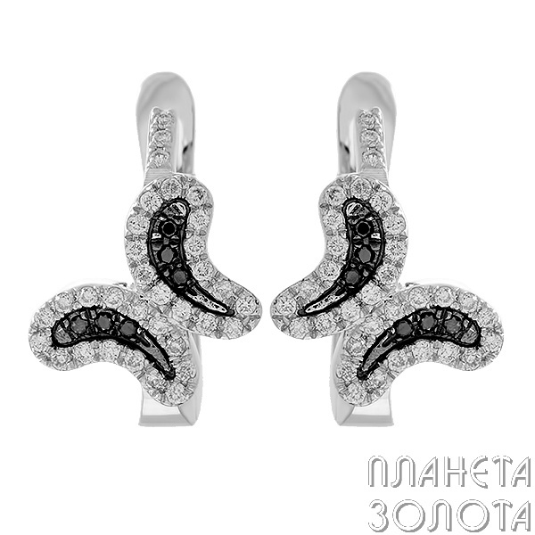 

Золотые серьги Planeta Zolota 3.27г