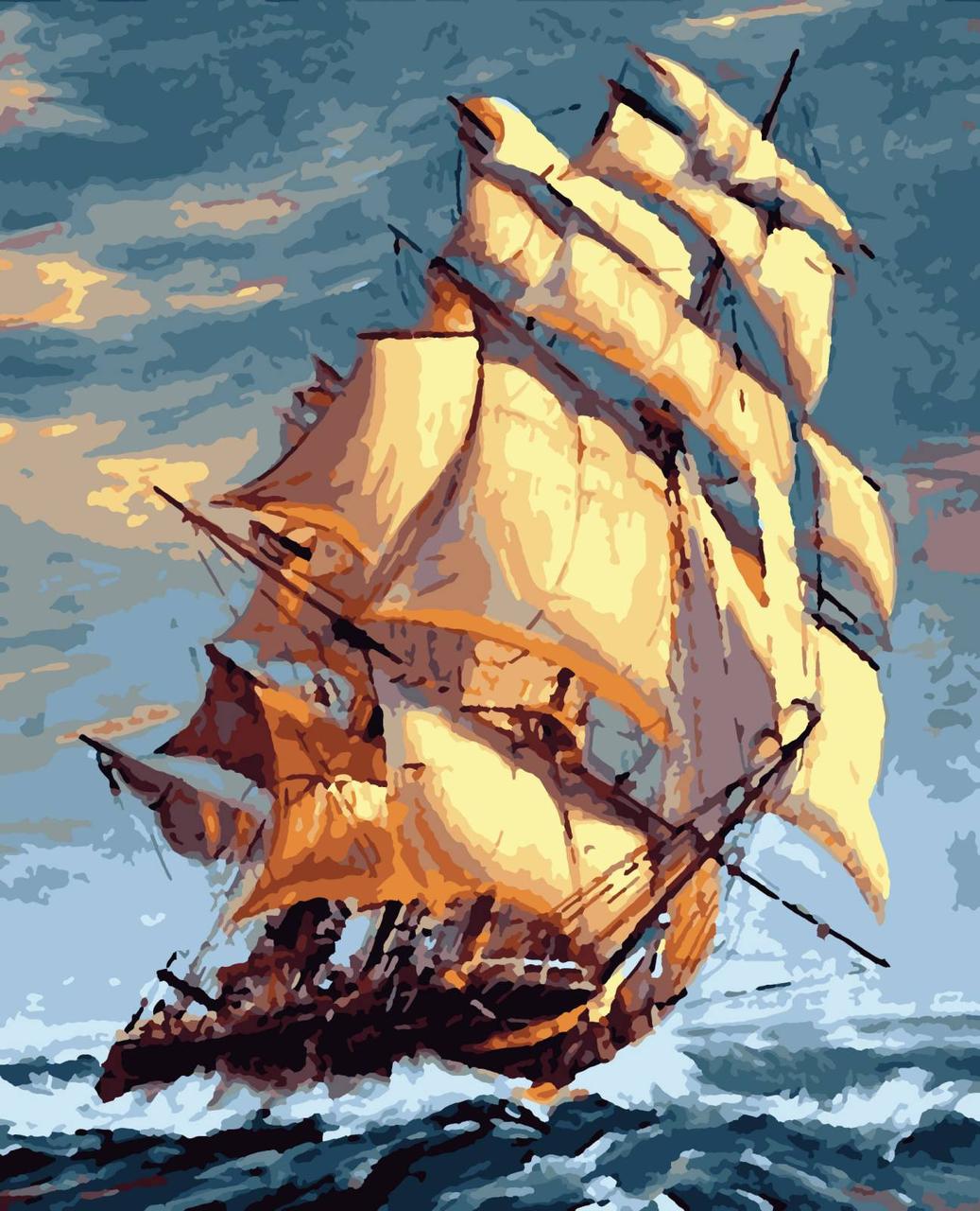 

Картины по номерам Artissimo На всех парусах 50*60 см
