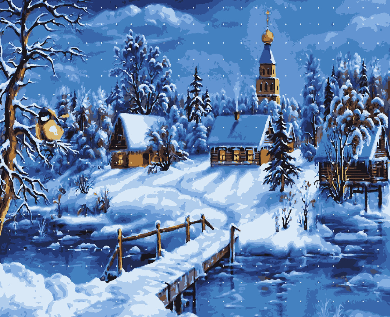 

Картины по номерам Artissimo Зима 40*50 см