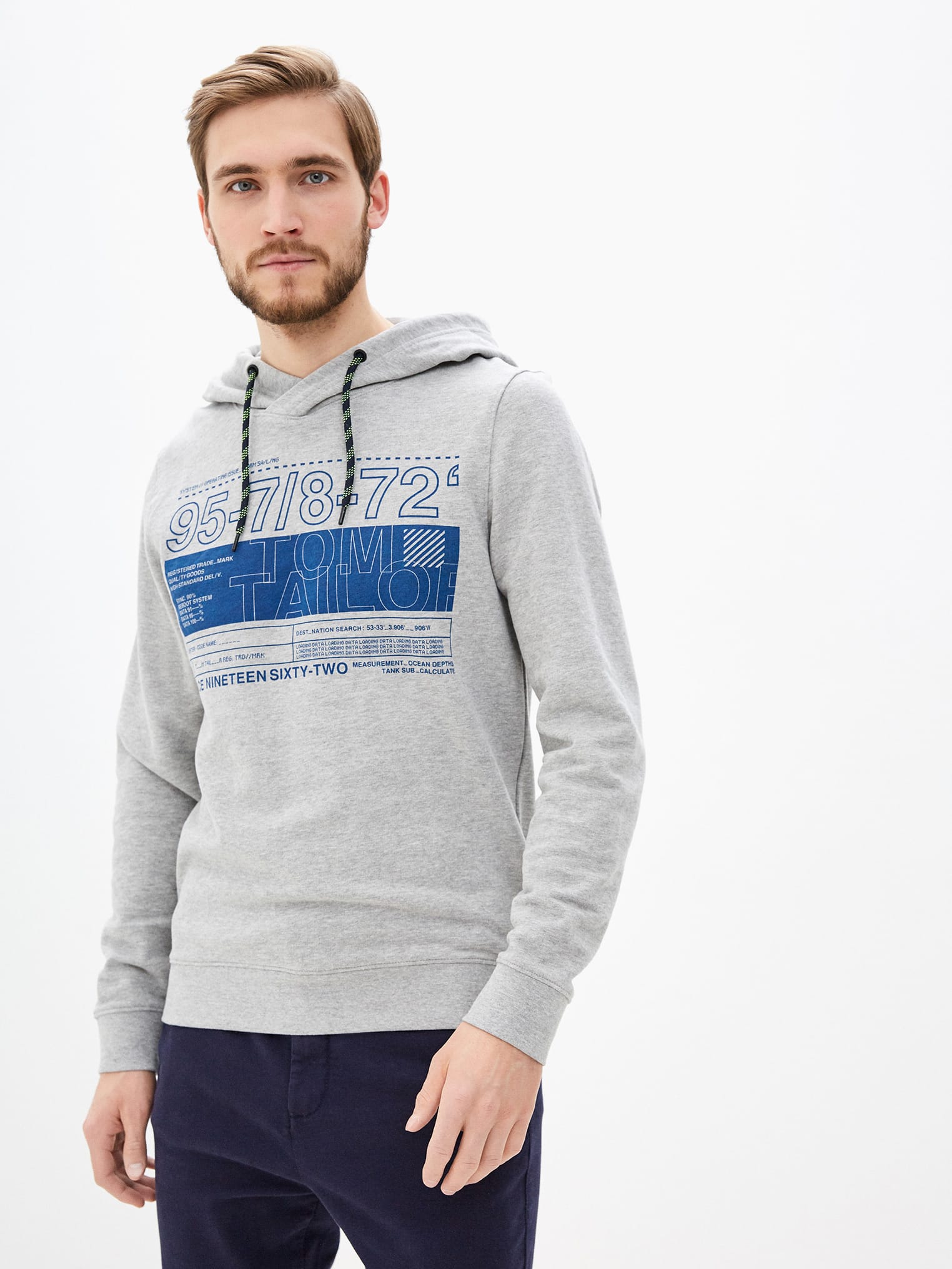 

Худи Tom Tailor tm03100008  Серое, Худи Tom Tailor tm03100008 L Серое