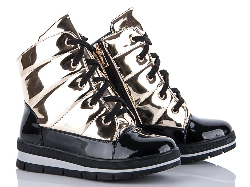 

Женские ботинки зима Allshoes 123213 Серебристый р.38 (23,5 см.)