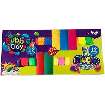 

Пластилин АIR CLAY+BUBBLE CLAY рус ARBB-02-01,02