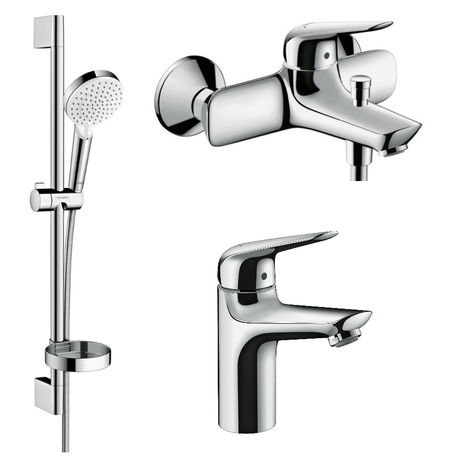 

Набор смесителей Hansgrohe Novus 1152019 (71030000+71040000+26553400)