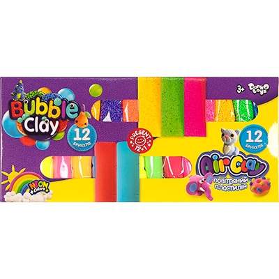 

Пластилин АIR CLAY+BUBBLE CLAY укр ARBB-02-01,02