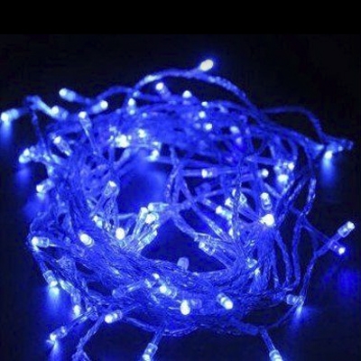 

Гирлянда электрическая 200л LED синяя 15м 4-42-1 Без бренда
