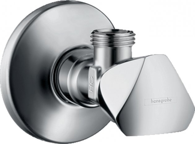 

Запорный вентиль приборный угловой 1/2"x3/8" HANSGROHE Metropol E нр-нр ручка 13902000