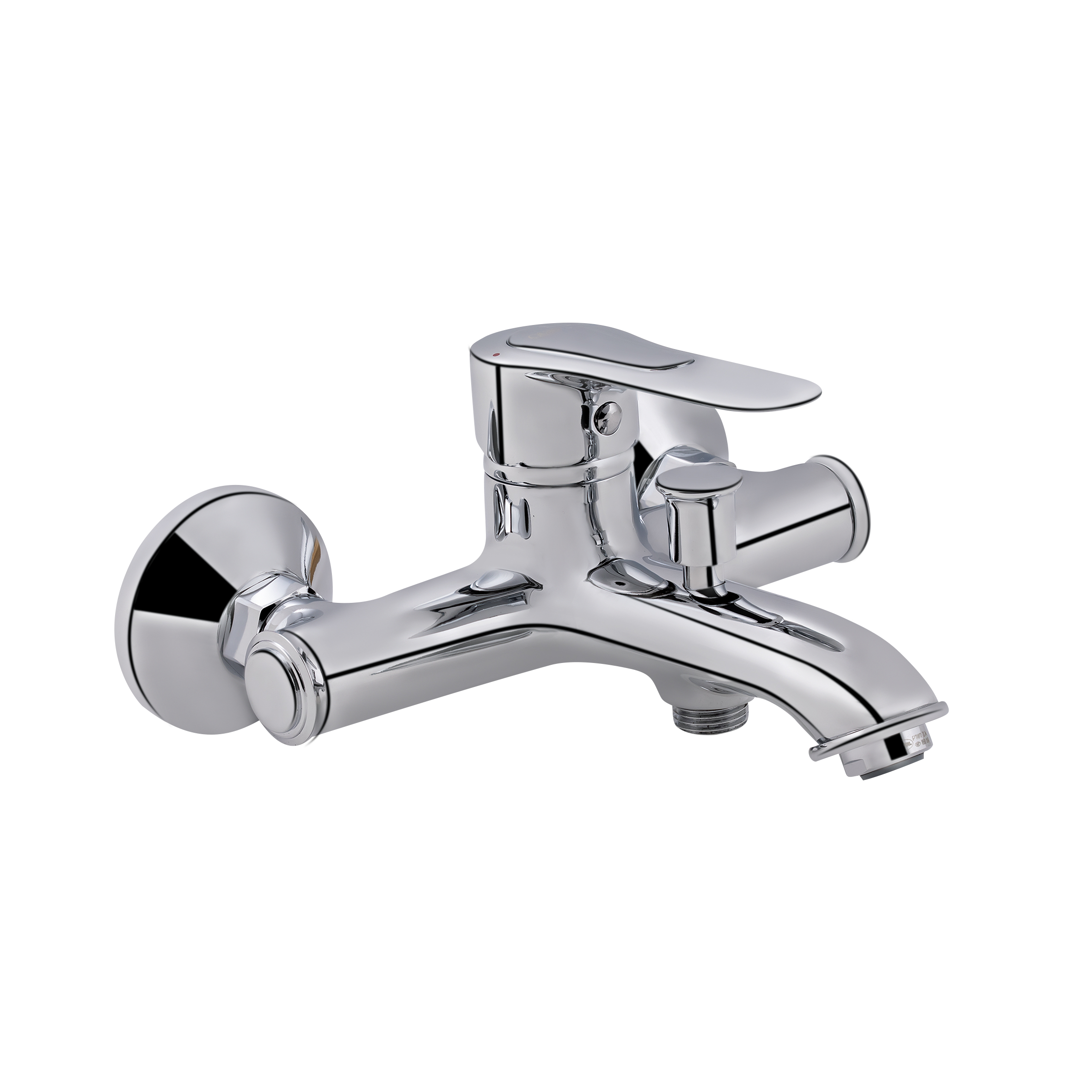 

Кран для ванной однорычажный литой Q-TAP Rozkos хром латунь QTRZS3055104DC