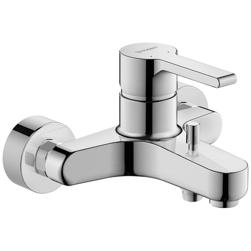 

Кран для ванны однорукояточный с коротким гусаком DURAVIT B.2 хром латунь B25230000010