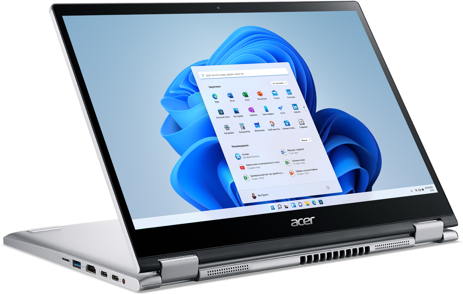 

Ноутбук Acer Spin 3 SP313-51N-56SK (NX.A6CEU.00K) Pure Silver