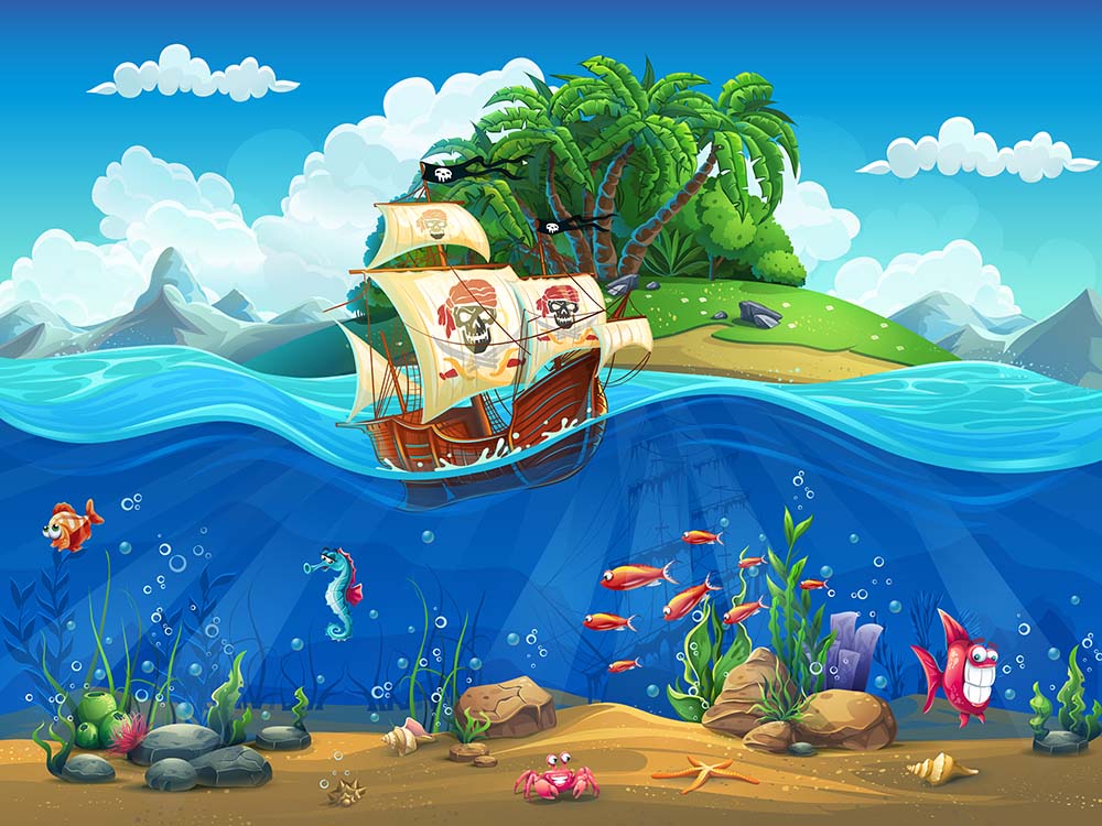 

Фотообои ArtSide Корабль в море (317230631) Изморозь