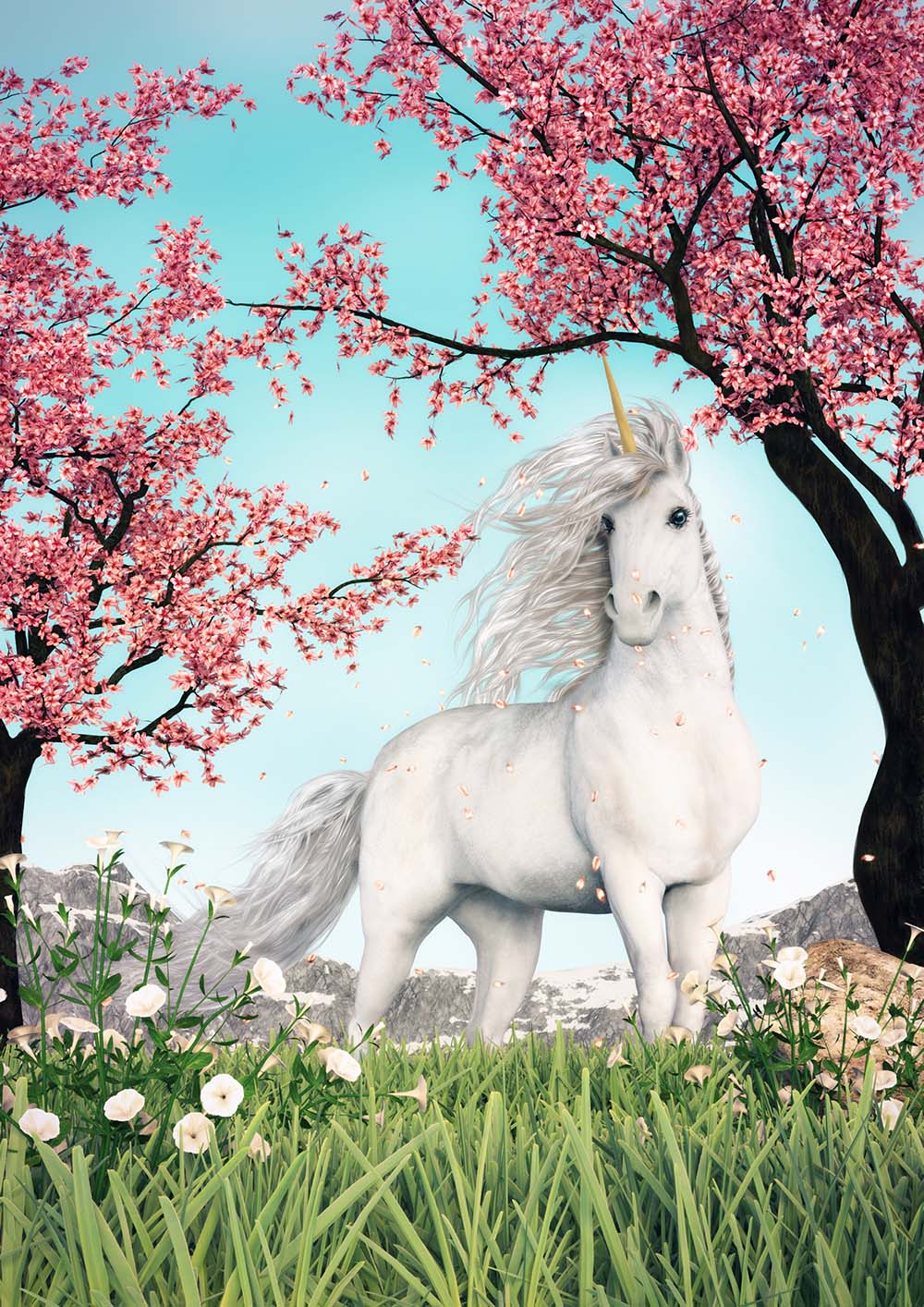 

Фотообои ArtSide Единорог (148836554) Базальт