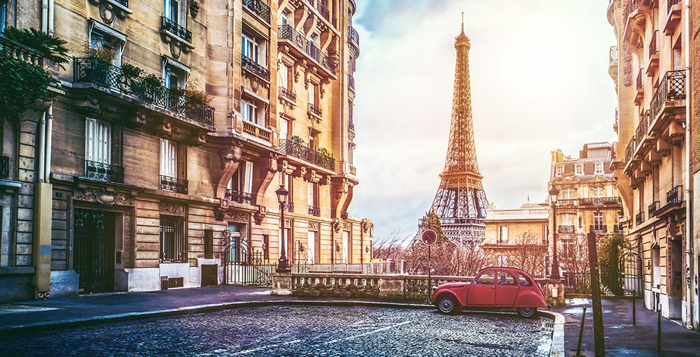

Фотообои ArtSide Вид на Эйфелеву башню (637985872) Вельвет