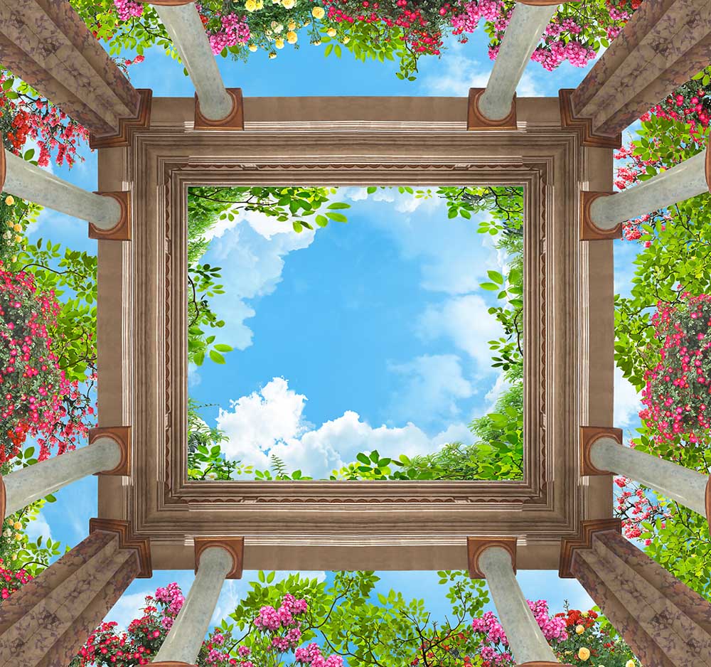 

Фотообои ArtSide Фреска на потолок (1073347733) Глянец